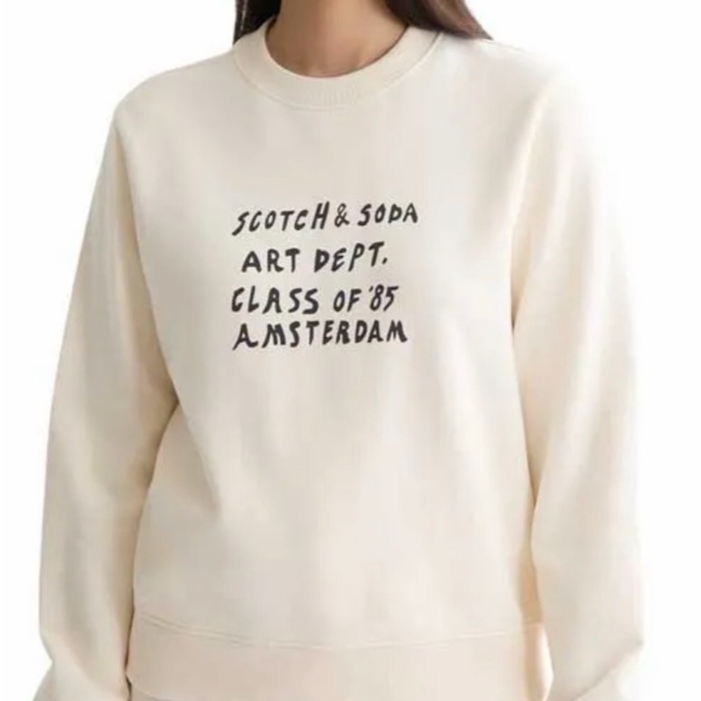 NWT Scotch & Soda Art Dept Cotton Sweatshirt